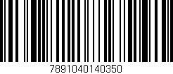 Código de barras (EAN, GTIN, SKU, ISBN): '7891040140350'
