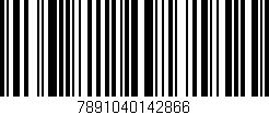 Código de barras (EAN, GTIN, SKU, ISBN): '7891040142866'