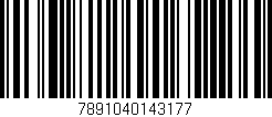 Código de barras (EAN, GTIN, SKU, ISBN): '7891040143177'