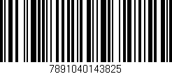 Código de barras (EAN, GTIN, SKU, ISBN): '7891040143825'