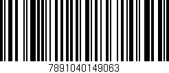 Código de barras (EAN, GTIN, SKU, ISBN): '7891040149063'