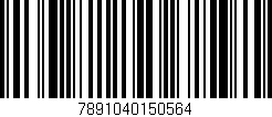 Código de barras (EAN, GTIN, SKU, ISBN): '7891040150564'