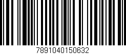 Código de barras (EAN, GTIN, SKU, ISBN): '7891040150632'