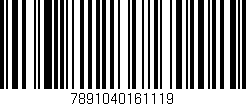 Código de barras (EAN, GTIN, SKU, ISBN): '7891040161119'