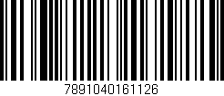 Código de barras (EAN, GTIN, SKU, ISBN): '7891040161126'