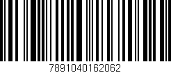 Código de barras (EAN, GTIN, SKU, ISBN): '7891040162062'