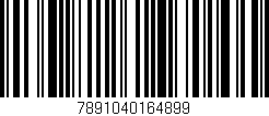 Código de barras (EAN, GTIN, SKU, ISBN): '7891040164899'