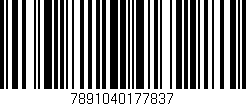 Código de barras (EAN, GTIN, SKU, ISBN): '7891040177837'
