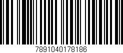 Código de barras (EAN, GTIN, SKU, ISBN): '7891040178186'