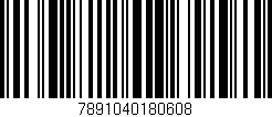 Código de barras (EAN, GTIN, SKU, ISBN): '7891040180608'