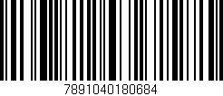 Código de barras (EAN, GTIN, SKU, ISBN): '7891040180684'