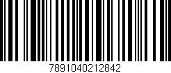 Código de barras (EAN, GTIN, SKU, ISBN): '7891040212842'
