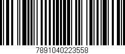 Código de barras (EAN, GTIN, SKU, ISBN): '7891040223558'