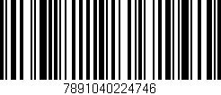 Código de barras (EAN, GTIN, SKU, ISBN): '7891040224746'