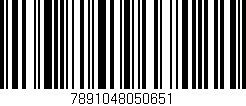 Código de barras (EAN, GTIN, SKU, ISBN): '7891048050651'
