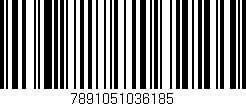 Código de barras (EAN, GTIN, SKU, ISBN): '7891051036185'