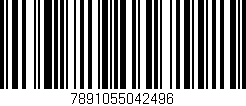 Código de barras (EAN, GTIN, SKU, ISBN): '7891055042496'