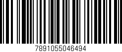 Código de barras (EAN, GTIN, SKU, ISBN): '7891055046494'