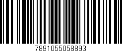 Código de barras (EAN, GTIN, SKU, ISBN): '7891055058893'