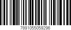 Código de barras (EAN, GTIN, SKU, ISBN): '7891055059296'