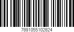 Código de barras (EAN, GTIN, SKU, ISBN): '7891055102824'