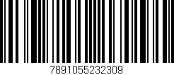 Código de barras (EAN, GTIN, SKU, ISBN): '7891055232309'