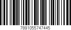 Código de barras (EAN, GTIN, SKU, ISBN): '7891055747445'