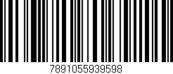 Código de barras (EAN, GTIN, SKU, ISBN): '7891055939598'