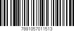Código de barras (EAN, GTIN, SKU, ISBN): '7891057011513'