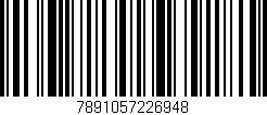 Código de barras (EAN, GTIN, SKU, ISBN): '7891057226948'