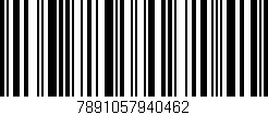 Código de barras (EAN, GTIN, SKU, ISBN): '7891057940462'