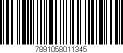 Código de barras (EAN, GTIN, SKU, ISBN): '7891058011345'