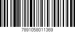 Código de barras (EAN, GTIN, SKU, ISBN): '7891058011369'