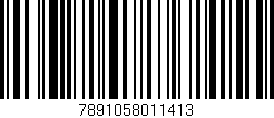 Código de barras (EAN, GTIN, SKU, ISBN): '7891058011413'
