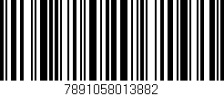 Código de barras (EAN, GTIN, SKU, ISBN): '7891058013882'