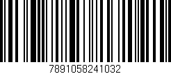 Código de barras (EAN, GTIN, SKU, ISBN): '7891058241032'