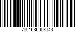 Código de barras (EAN, GTIN, SKU, ISBN): '7891060006346'