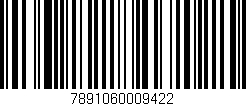 Código de barras (EAN, GTIN, SKU, ISBN): '7891060009422'