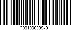 Código de barras (EAN, GTIN, SKU, ISBN): '7891060009491'