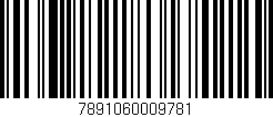 Código de barras (EAN, GTIN, SKU, ISBN): '7891060009781'