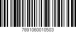 Código de barras (EAN, GTIN, SKU, ISBN): '7891060010503'