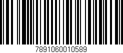 Código de barras (EAN, GTIN, SKU, ISBN): '7891060010589'