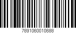 Código de barras (EAN, GTIN, SKU, ISBN): '7891060010688'