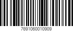 Código de barras (EAN, GTIN, SKU, ISBN): '7891060010909'