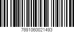Código de barras (EAN, GTIN, SKU, ISBN): '7891060021493'