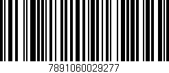 Código de barras (EAN, GTIN, SKU, ISBN): '7891060029277'