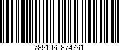 Código de barras (EAN, GTIN, SKU, ISBN): '7891060874761'