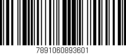 Código de barras (EAN, GTIN, SKU, ISBN): '7891060893601'