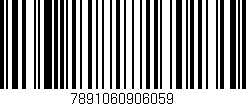 Código de barras (EAN, GTIN, SKU, ISBN): '7891060906059'