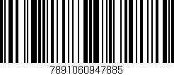 Código de barras (EAN, GTIN, SKU, ISBN): '7891060947885'